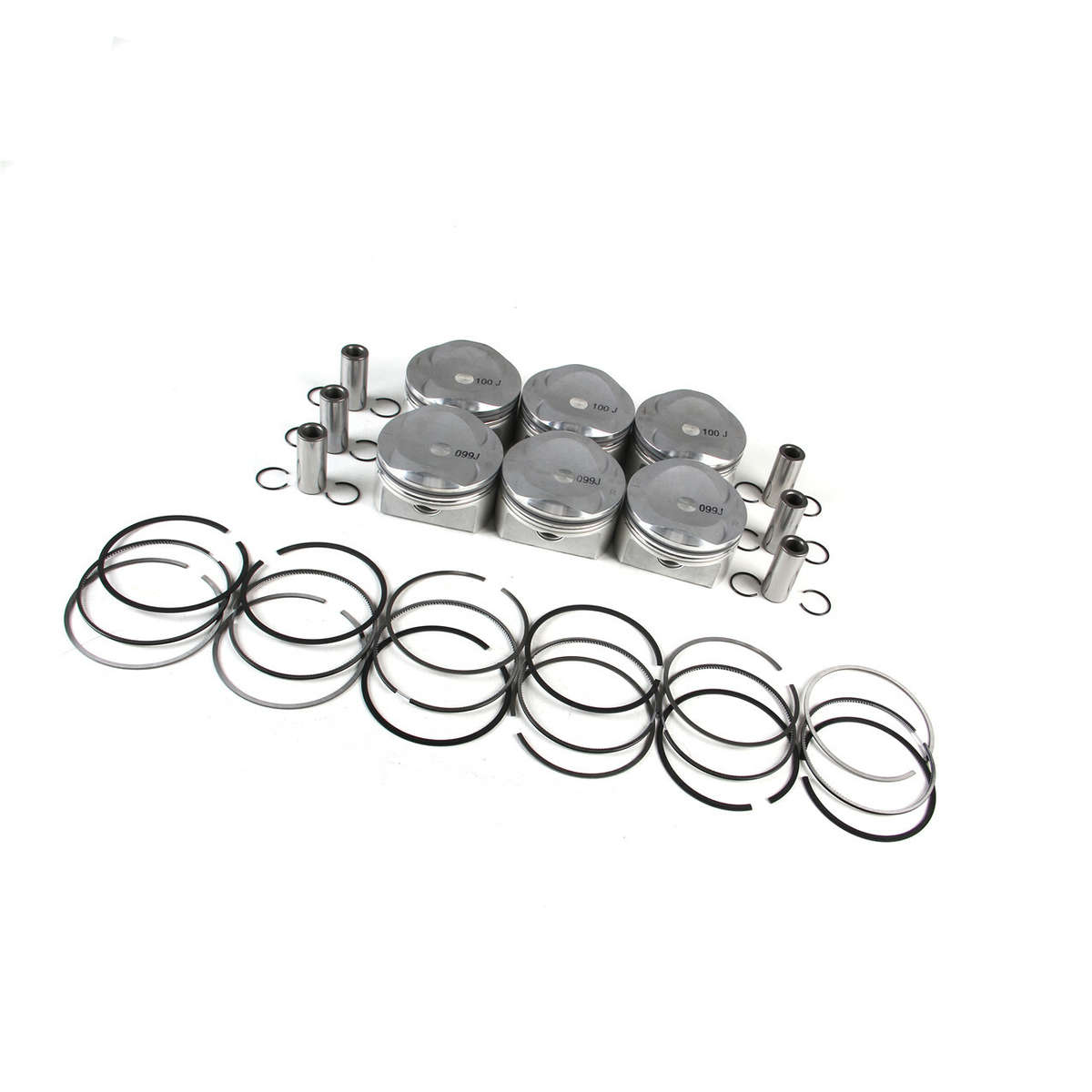 V6 3.2L Engine Piston & Ring Assembly Kit Fit For AUDI A4 A6 06E107065CK