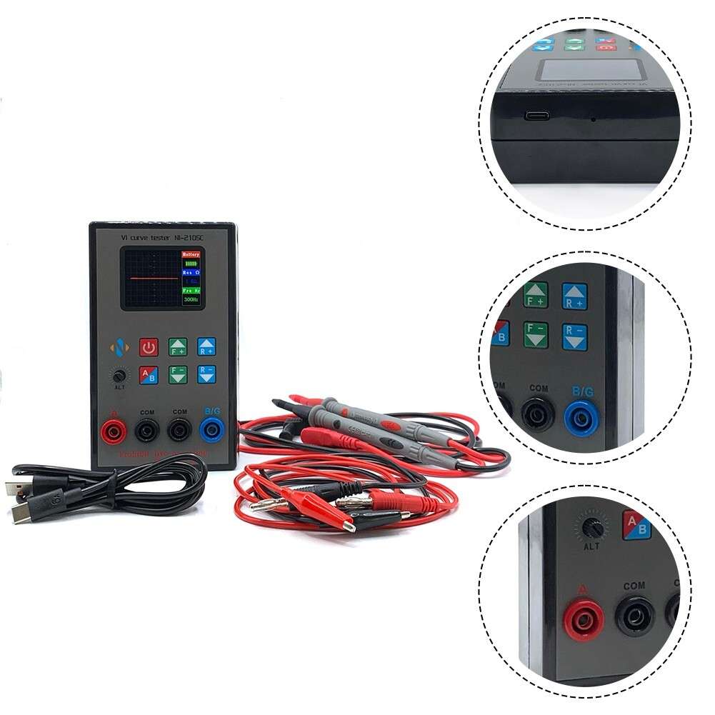 Comprehensive Dual Channel VI Curve Tester For Mixed Signal-Compone
