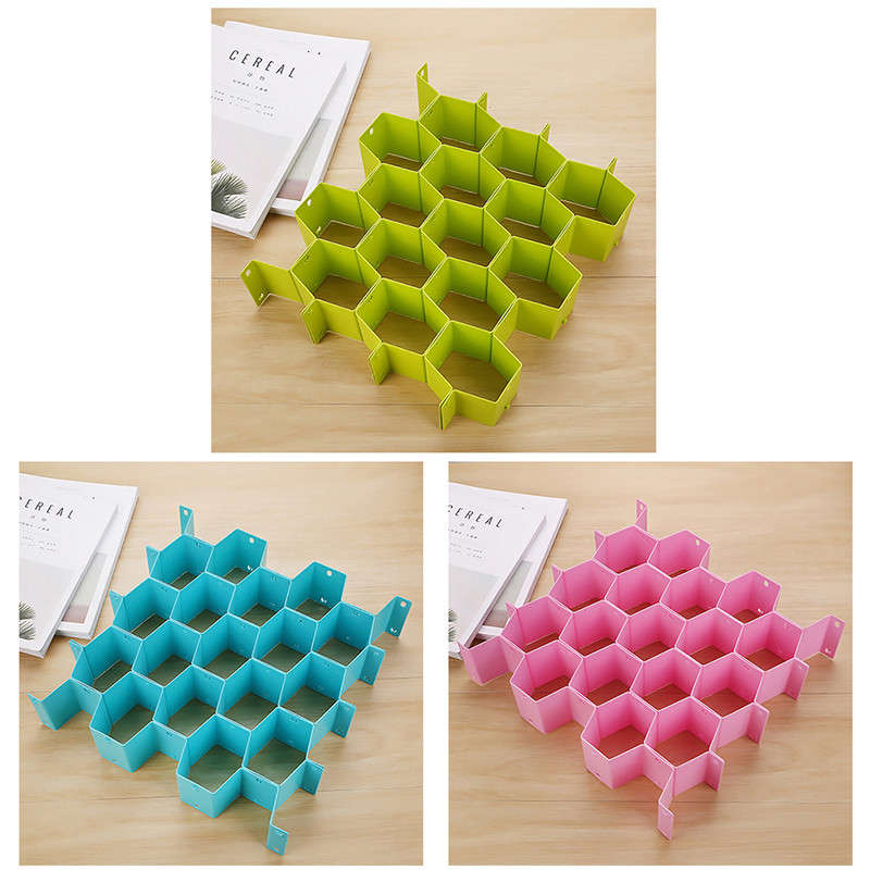 8 Piece Drawer Organizer  Divider Tidy Box/Pink color only