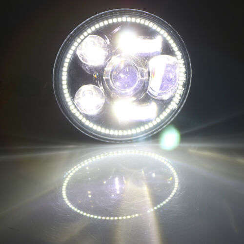 5 3/4inch LED Headlight with Halo DRL for Motorcycle Indian Scout 60 Bobber
