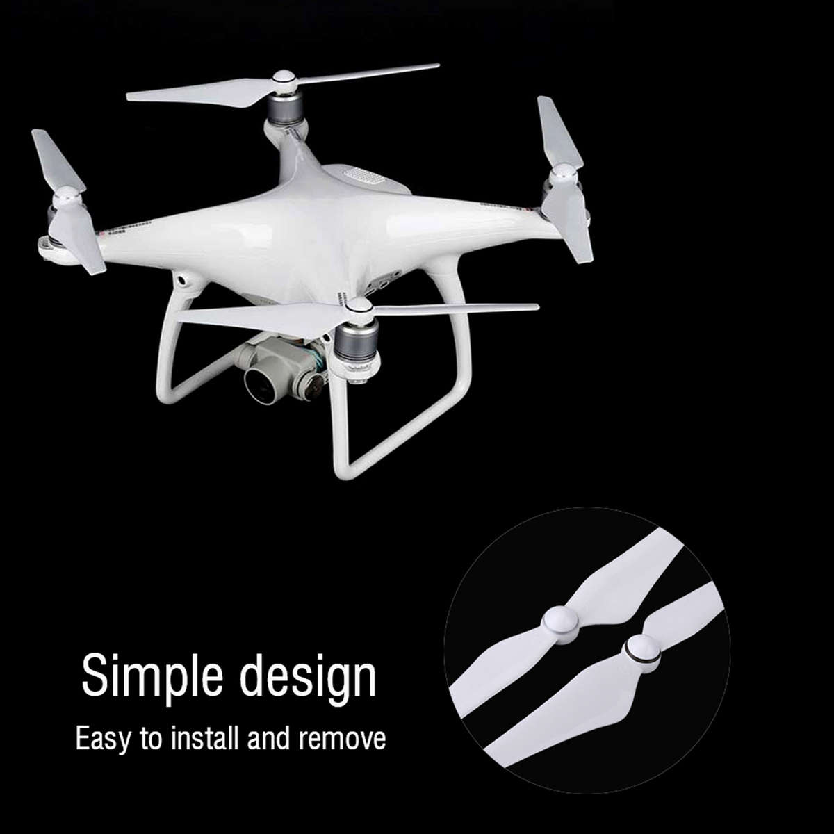2 Pairs 9450S Propellers Blades Drone Quadcopter Accessory For Phantom CH