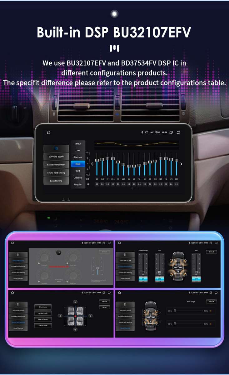 CarPlay Android 12 GPS Stereo Radio 10.33" For BMW E39 X5 E53 WiFi/4G DSP 4+32GB