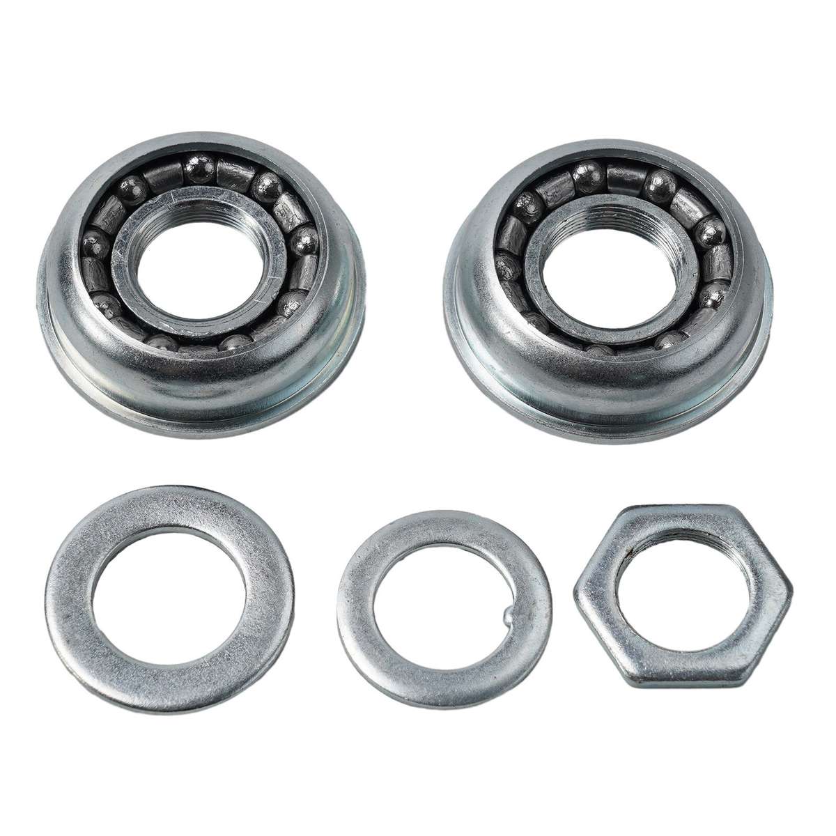 Bike Bicycle Bottom Bracket BB Cup Bearing Set For Large Shell 1 Piece Crank