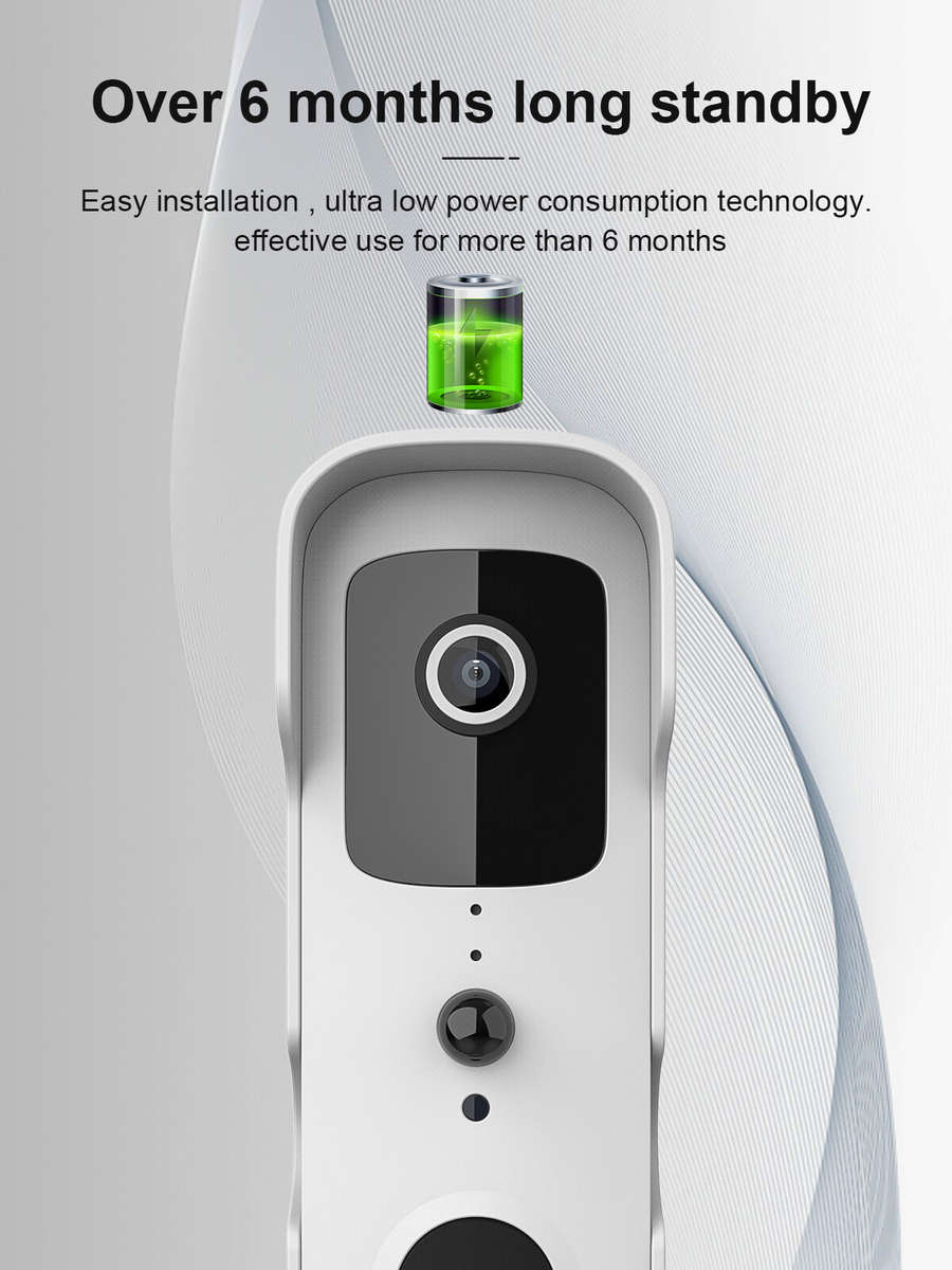 Two-Way Doorbell WiFi Video Smart Talk Door Bell Ring 1080p HD Security Camera