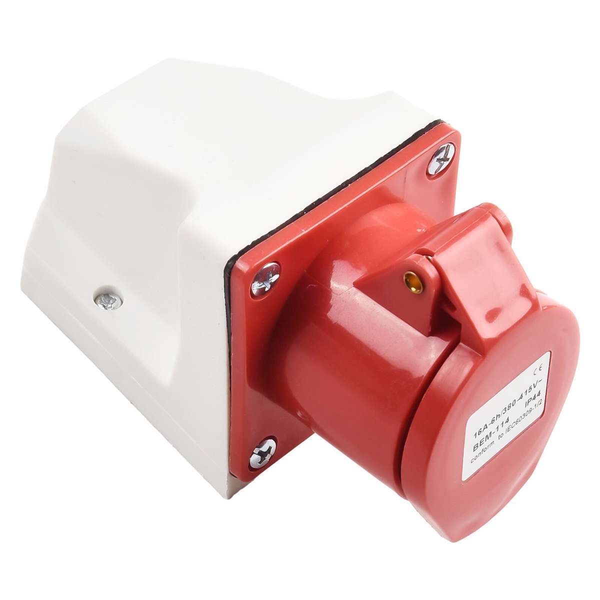 380~415V Industrial Plug And Socket 4core 4P 16A Electrical Connector IP44