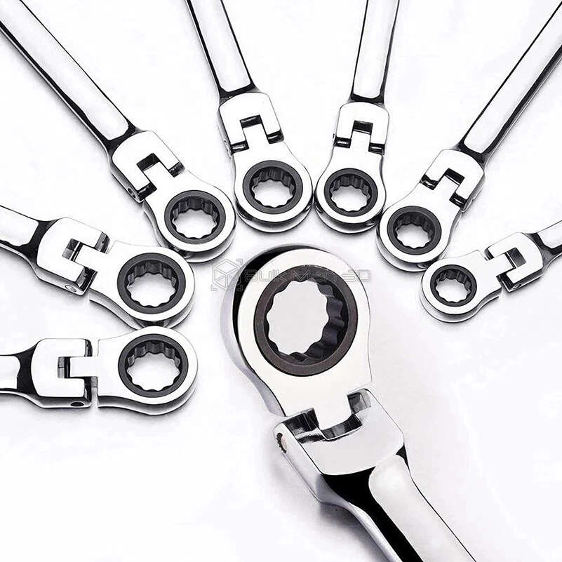 Flexible Ratchet Wrench Set 7Pcs