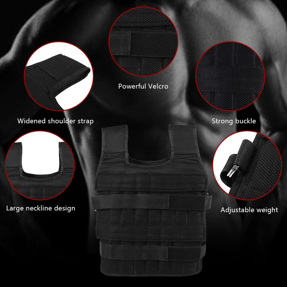 Comfortable Breathable Weighted Vest For Exercise Training CW