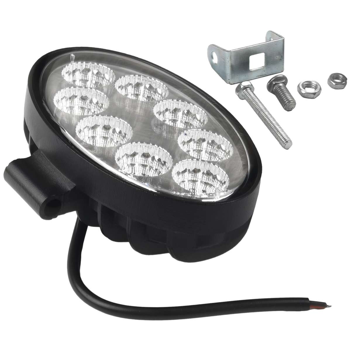 Oval LED Fog Light Work Lamp Tractor Beam 12V 24V Waterproof Practical
