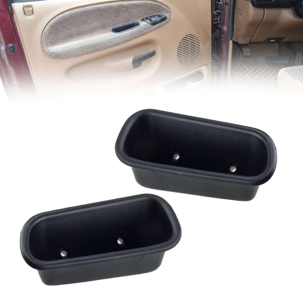PAIR FRONT R&L DOOR PULL CUP 04741404 04741405 For Dodge For Ram 1500 2500 3500