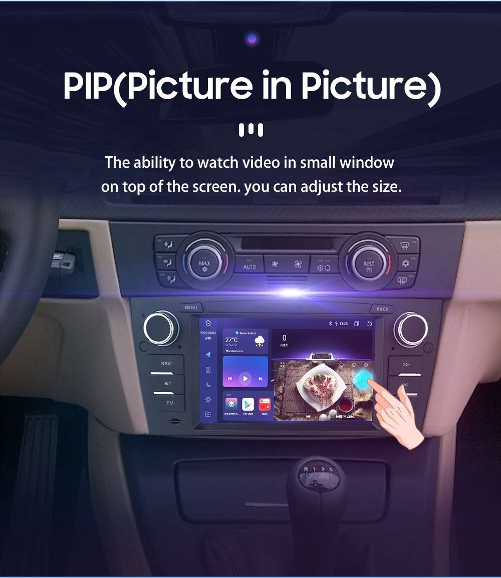 Android12 Car GPS Navi Radio RDS CarPlay Stereo for BMW 3 Series E90 E91 E92 E93