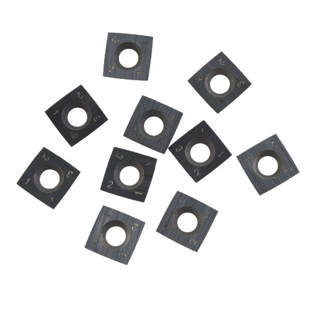 10 Pcs/box 15x15x2.5mm-R150-4R0.5 Square Carbide Cutter Inserts Replacement