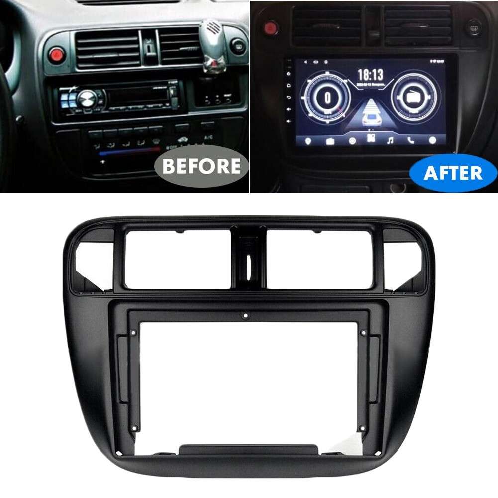 For For Civic 1996 2001 9inch Car Radio Stereo Fascia Frame Panel Trim