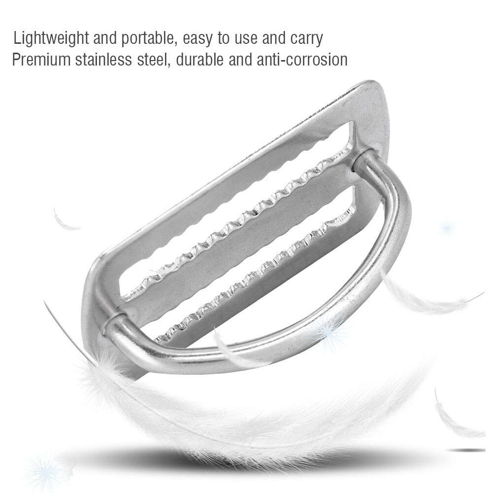 KEEP DIVING 50mm Stainless Steel Slide Buckle Strap Belt Keeper Diving CH
