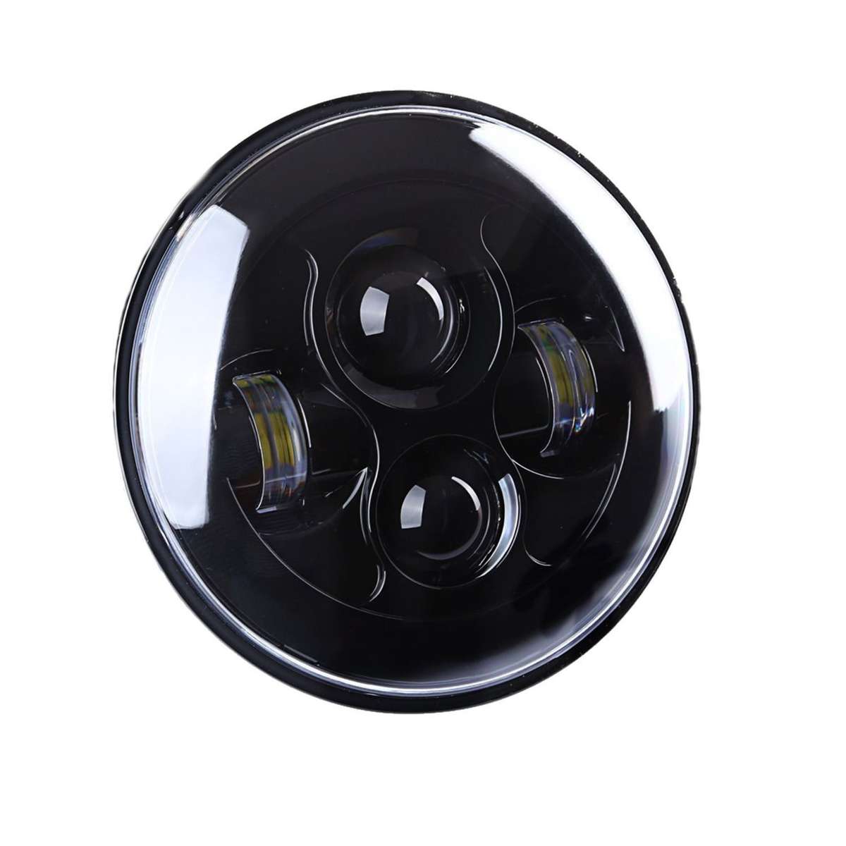 For Harley Touring Electra Glide 7" LED Projector Headlight + Passing Lights