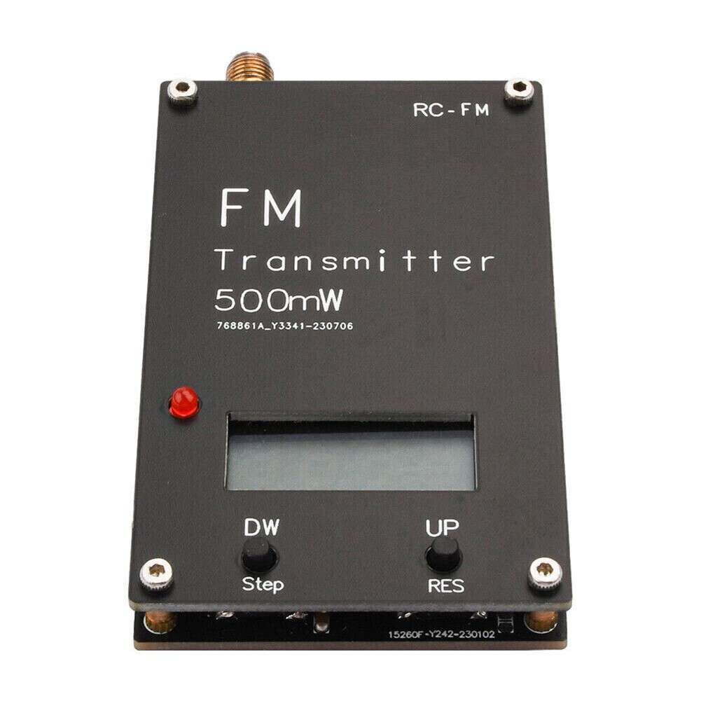 FM Stereo Transmitter With Adjustable Frequency For Devices