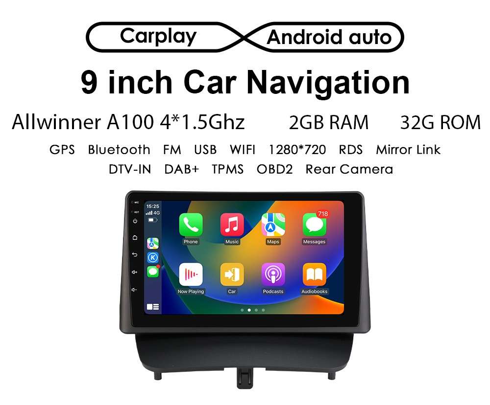 For Ford Transit Tourneo 2013-21 Apple Carplay 9"Android 14 Car Stereo Radio GPS