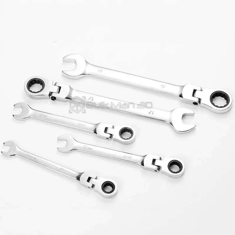 Flexible Ratchet Wrench Set 7Pcs