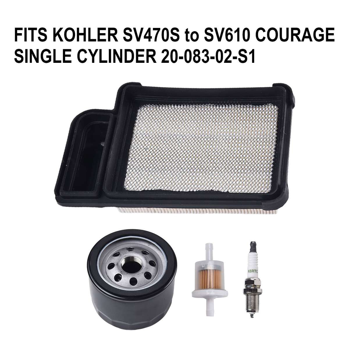 SERVICE KIT FITS KOHLER SV470S To SV610 SINGLE CYLINDER 20-083-02-S1