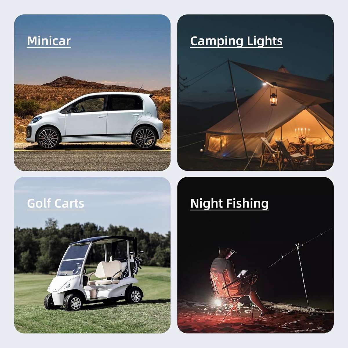 Adapter For Einhell 18V with 6FT Jumper Cable Car Battery Charger Jump Starter