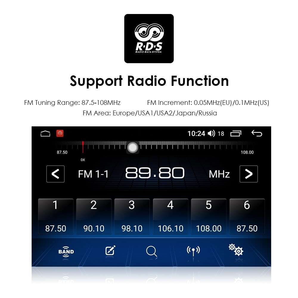 9" Car Radio Player For Toyota COROLLA 2007-2012 Android 10 GPS Navigation WiFi