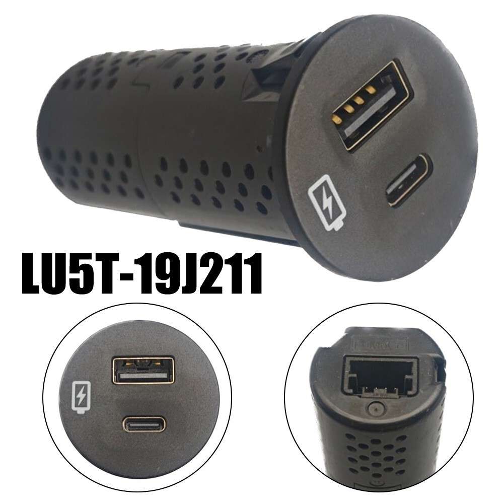 Center Console USB-Charger Plug-Hub Type-C For Ford 2021-2022 LU5T-19J211 New