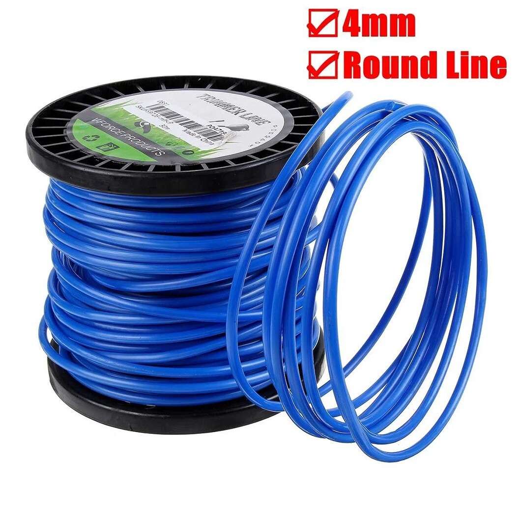 4mm X 30m Heavy Duty Nylon Round Strimmer Trimmer Line Brushcutter Cord-Wire