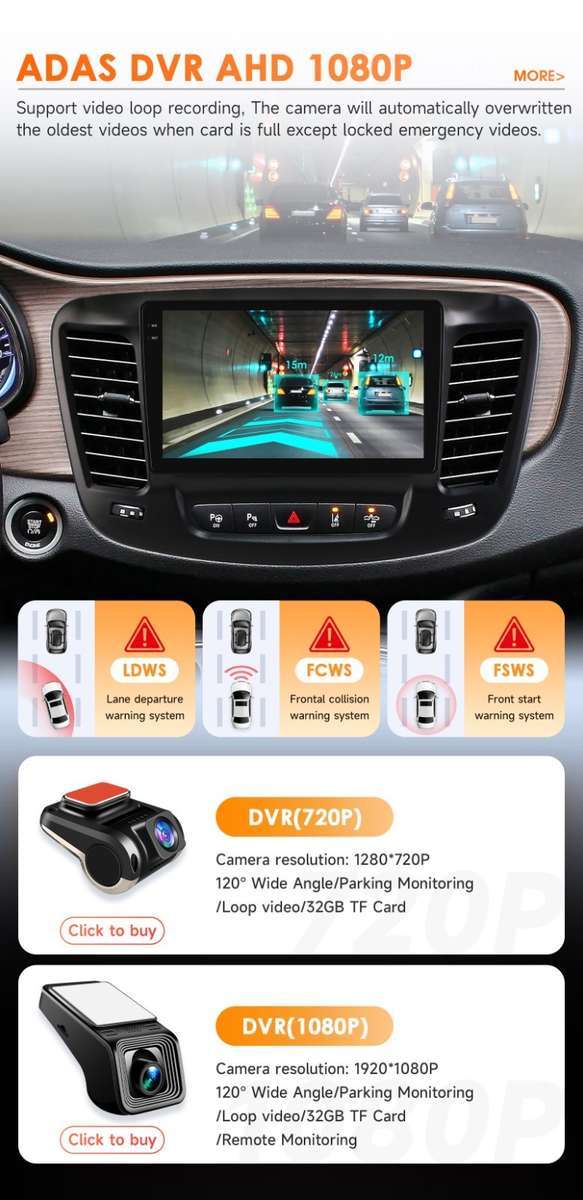8Core Android14 For Chrysler 200 200C 200S 15-19 Carplay Stereo Radio GPS 4+32GB