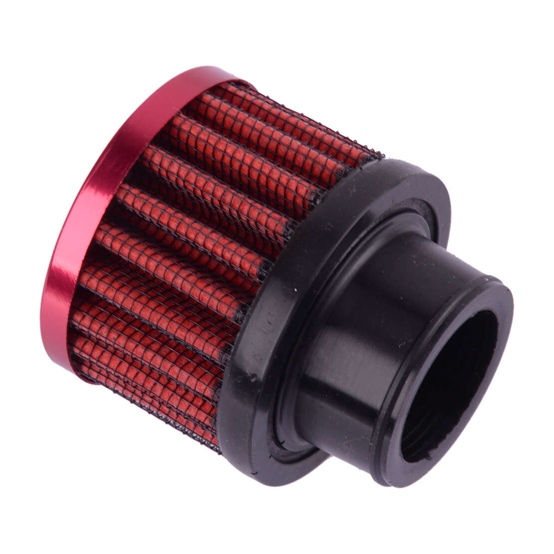 Universal 25mm Dia Air Filter Cleaner with Clamp for Motorcycle Car Truck 1pc