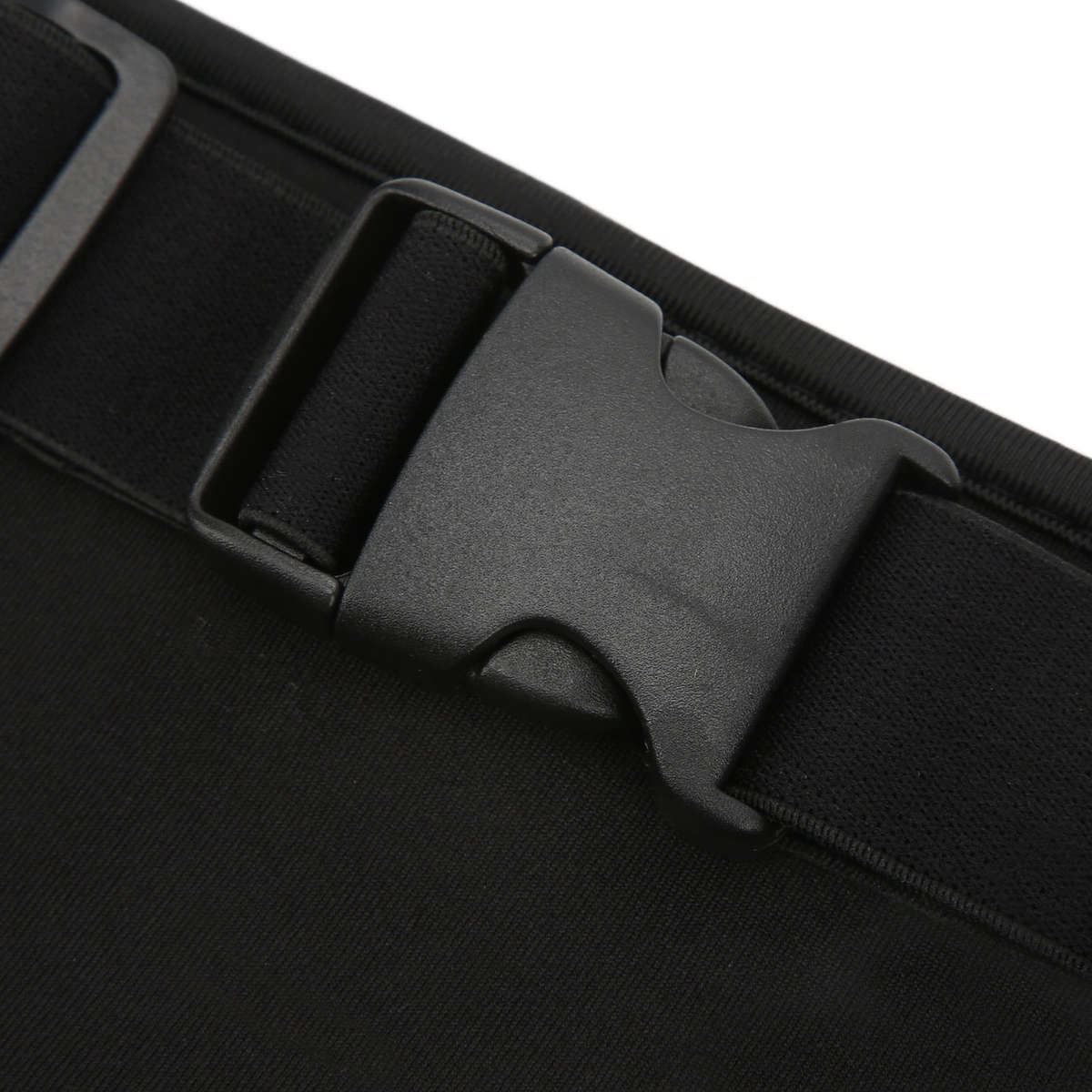 (Black)Waist Pack Adjustable Neoprene Running Waist Bag CH