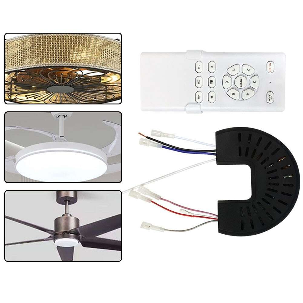 DC Frequency Conversion Ceiling Fan Light Remote Control Kit For 24V 6 Speed