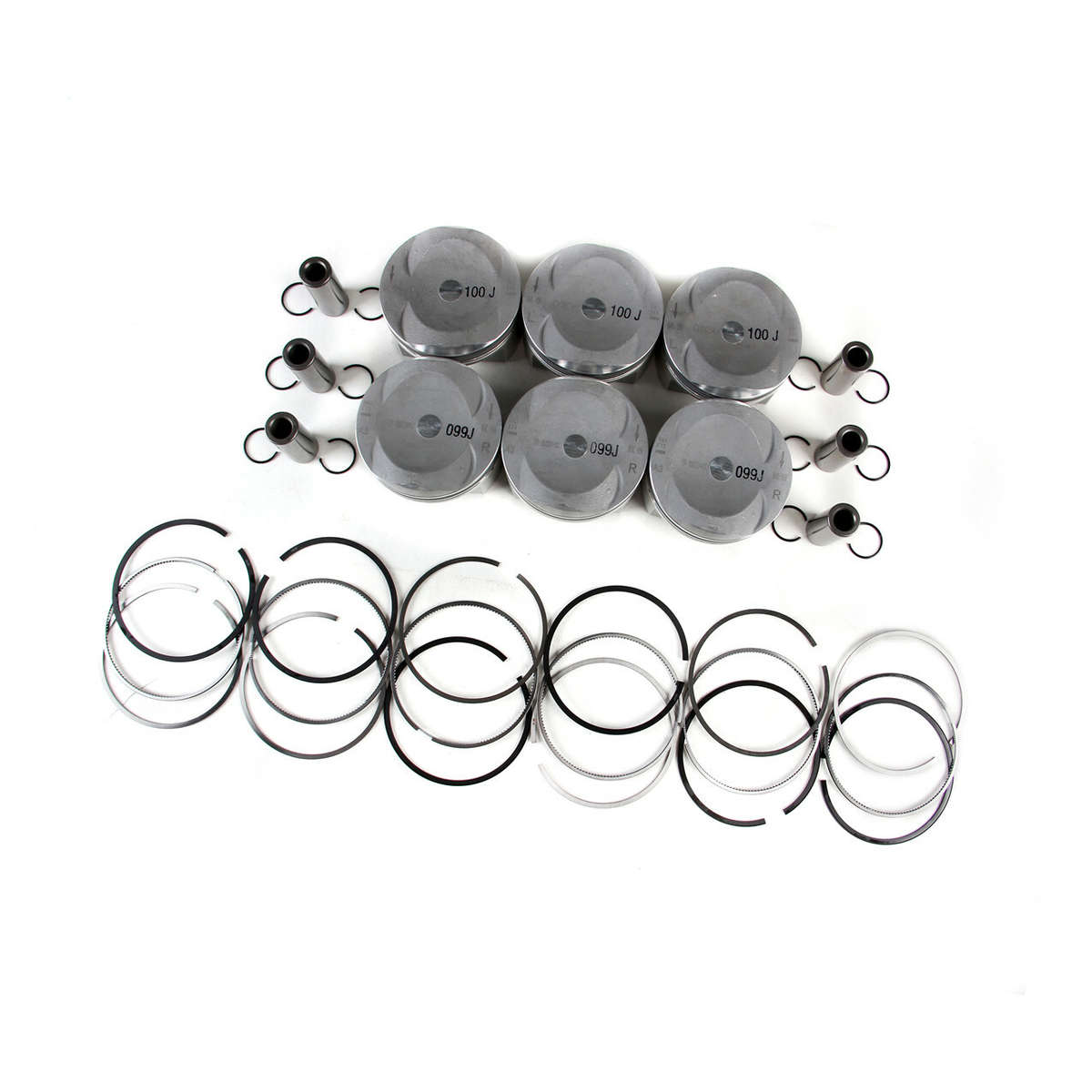 V6 3.2L Engine Piston & Ring Assembly Kit Fit For AUDI A4 A6 06E107065CK