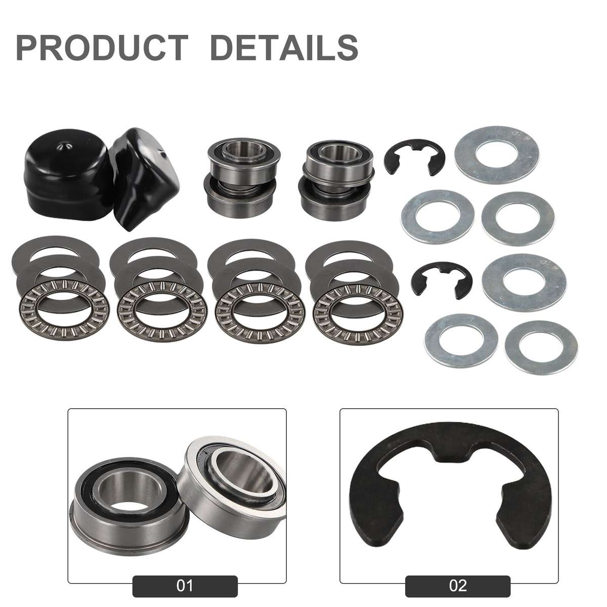Efficient With Front Wheel Bushing Bearing For Riding Lawn Mower