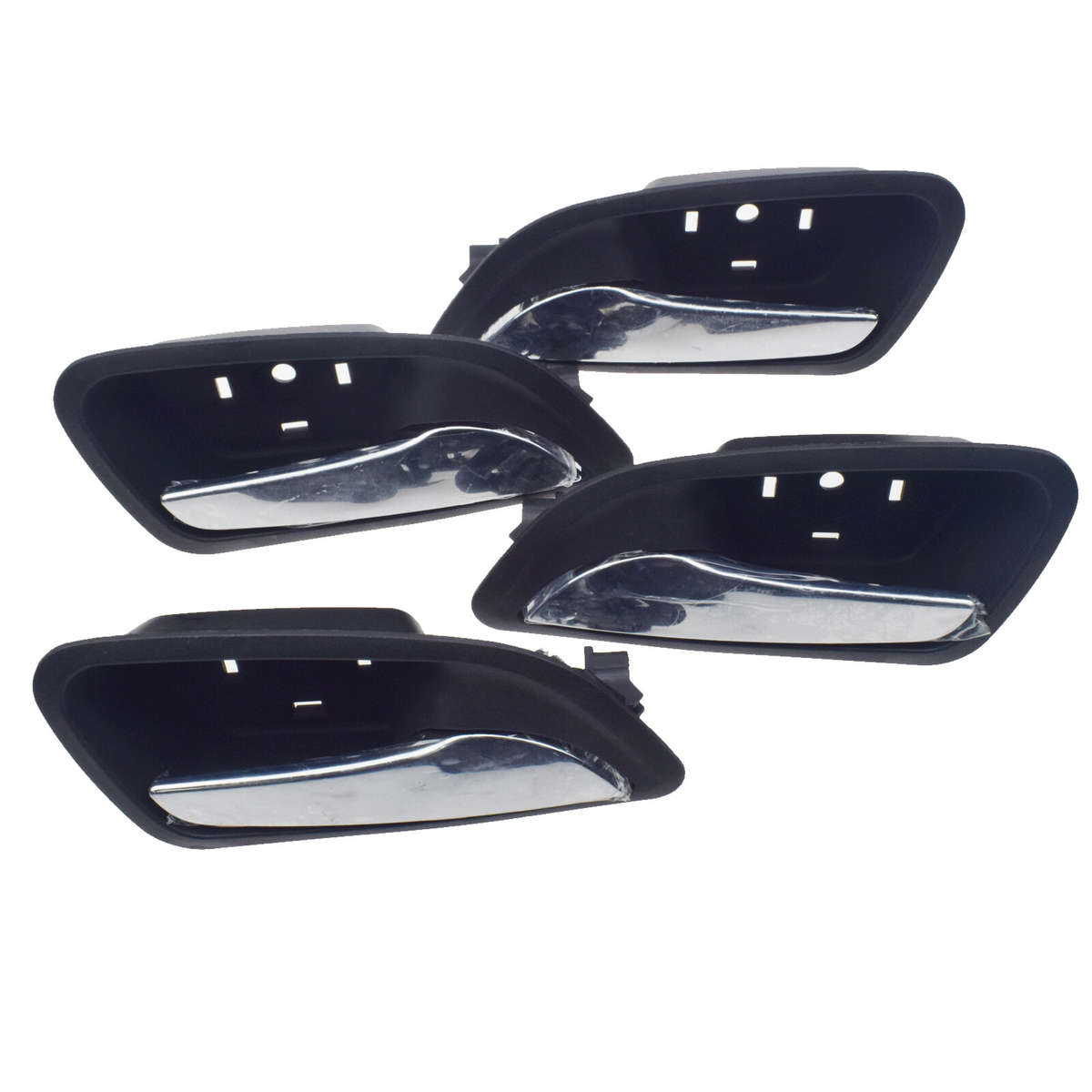 4PCS Interior Inside Door Handle Chrome Left Right For Chevrolet Cruze 2011-2015