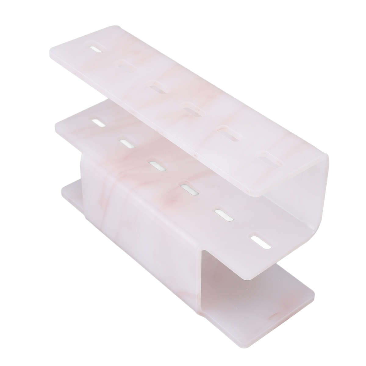 6 Holes Tweezers Organizer Rack Plastic Space Saving Tweezers Storage Stand CHW