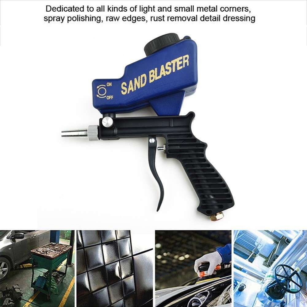 1pcs Small Air Sandblasting Machine Hand Held Sand Blaster Replaceable Nozzle