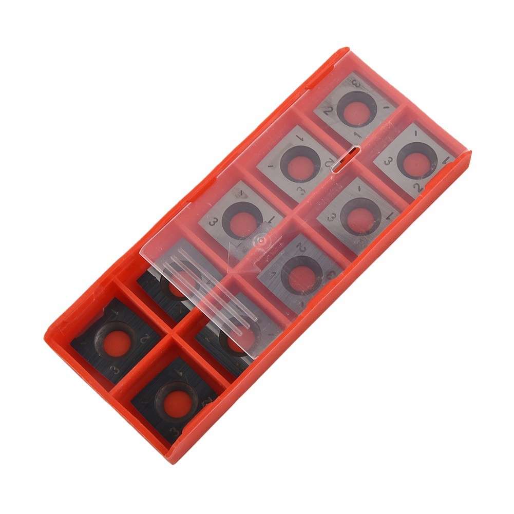 10 Pcs/box 15x15x2.5mm-R150-4R0.5 Square Carbide Cutter Inserts Replacement