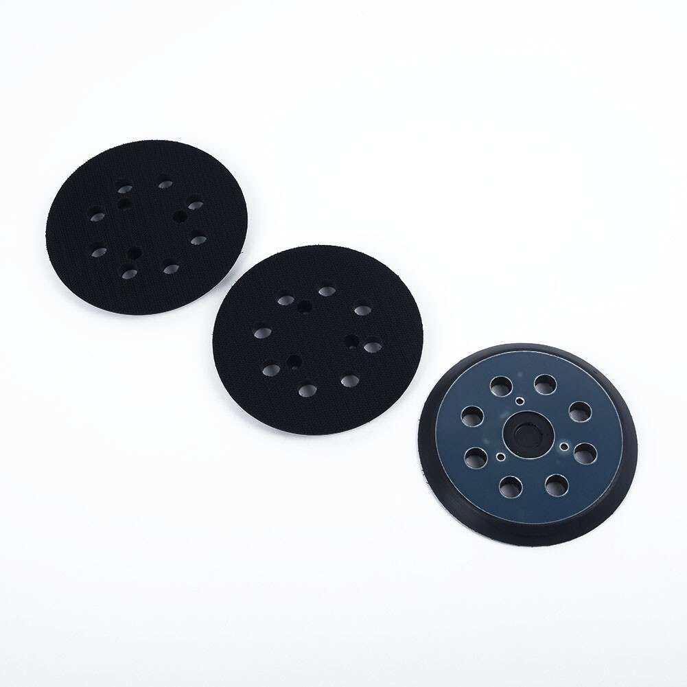 3pcs 125mm Sanding Base And Pad For Random Orbit Sander Replacement Parts