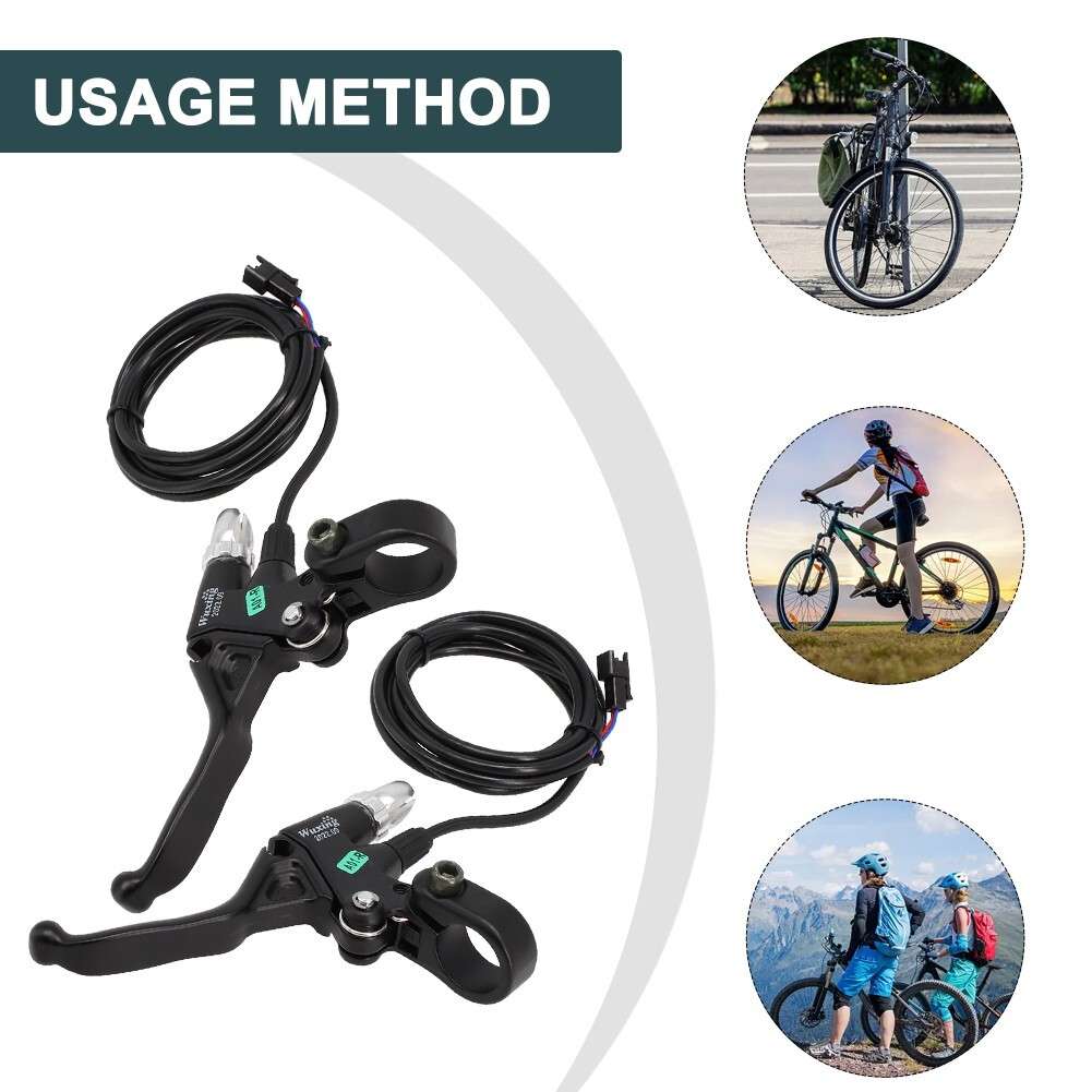 1 Pair Wuxing Brake Levers For Electric Bikes/Scooters (Aluminum Alloy)