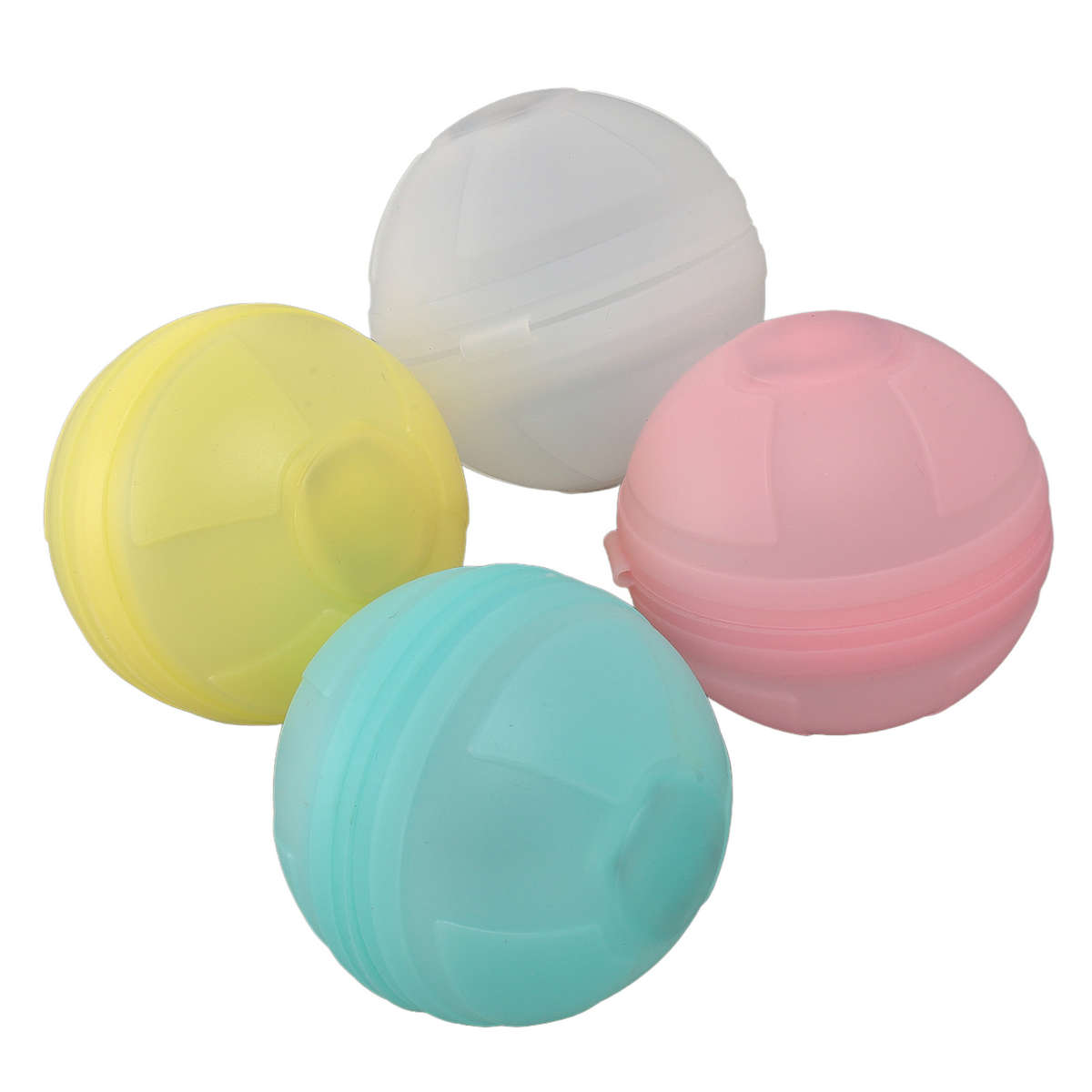 4 Pack Reusable Water Balloons Quick Fill Silicone Luminous Pool Beach Water CHW
