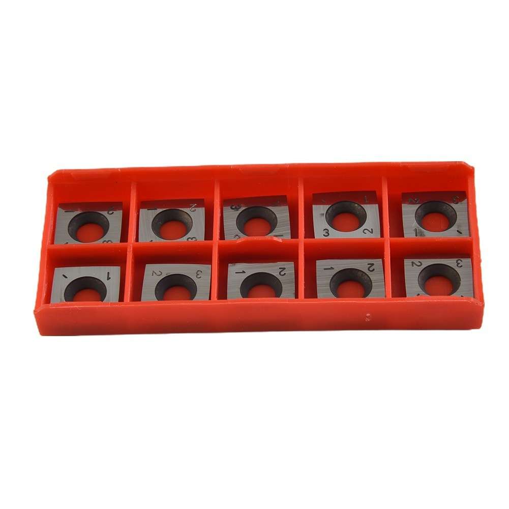10 Pcs/box 15x15x2.5mm-R150-4R0.5 Square Carbide Cutter Inserts Replacement