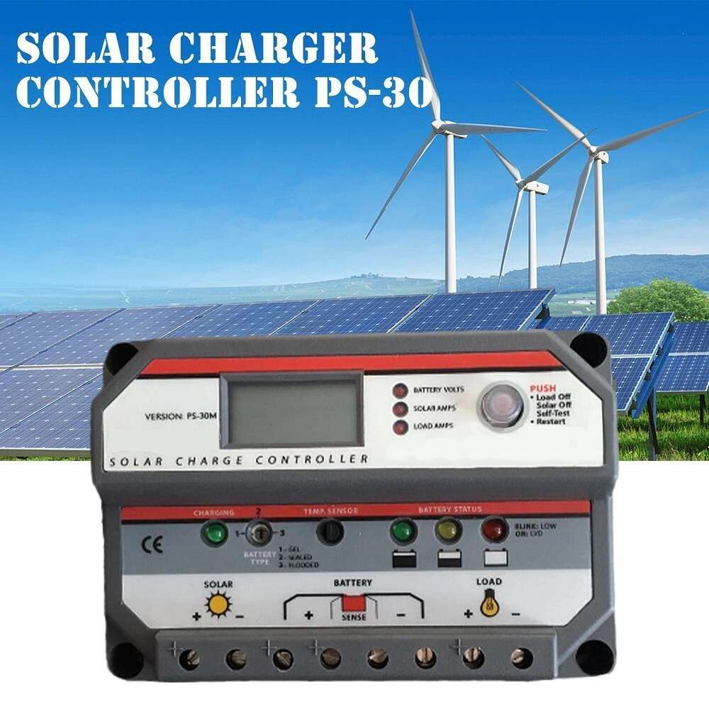 ProStar 30 LCD Display Solar Controller PS30M PWM Charger 1224V 30A
