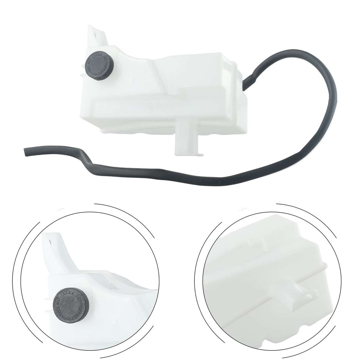 1*Coolant Reservoir With Cap Fit For Nissan For Rogue 2008-2015 21711-JG000 Part
