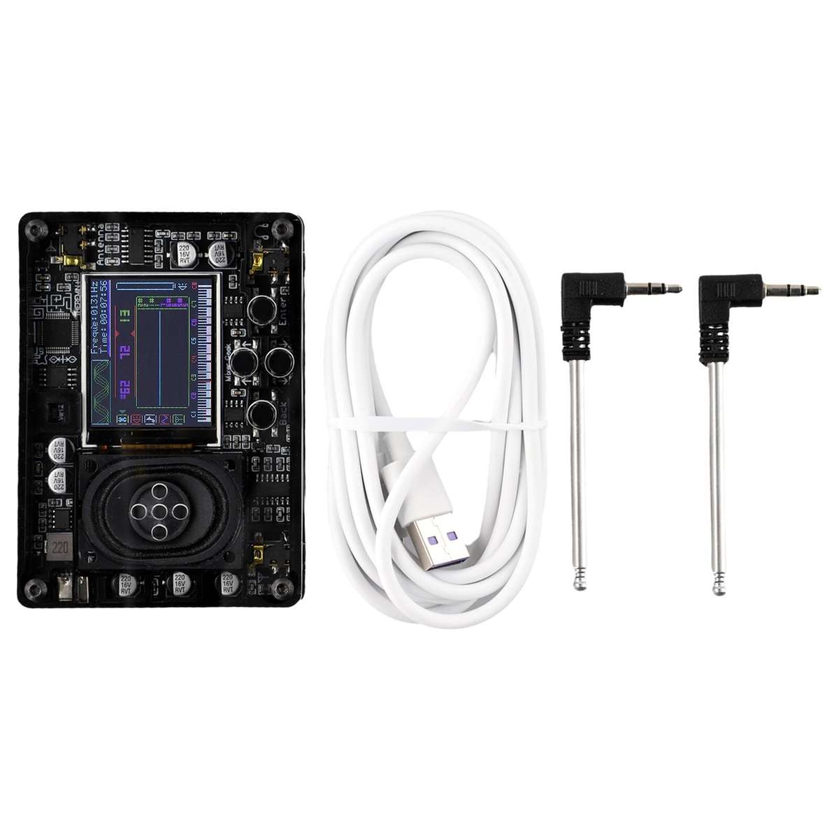 Mini Theremin Musical Electronic Instrument With Color Screen And Functions