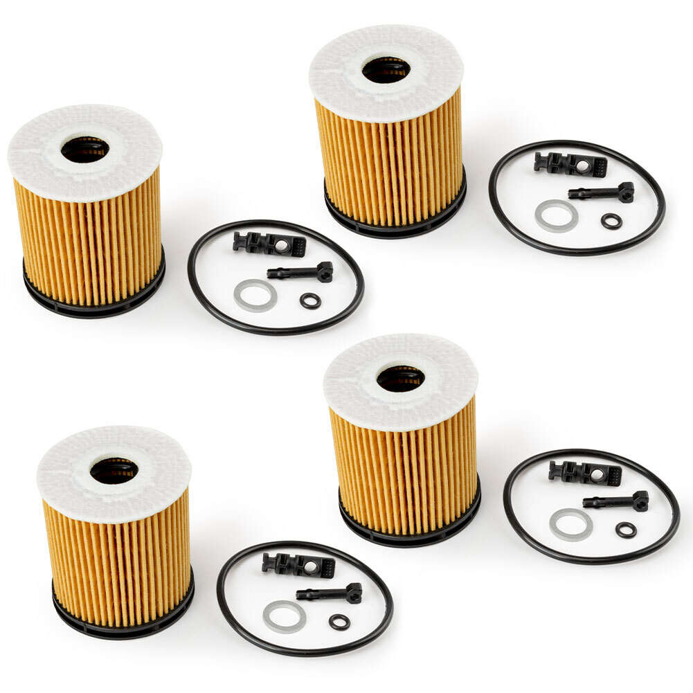 4Pcs For Kia Rio 1.6L Engine 2019-2020 New Engine Oil Filter w/Seals 26350-2M000