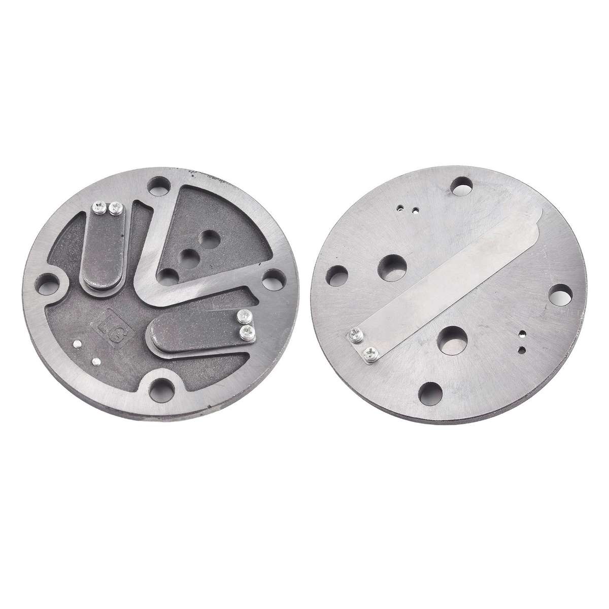 1set Stainless Steel Compressor Valve Plates Set For 80 Air Pump Block Accessory