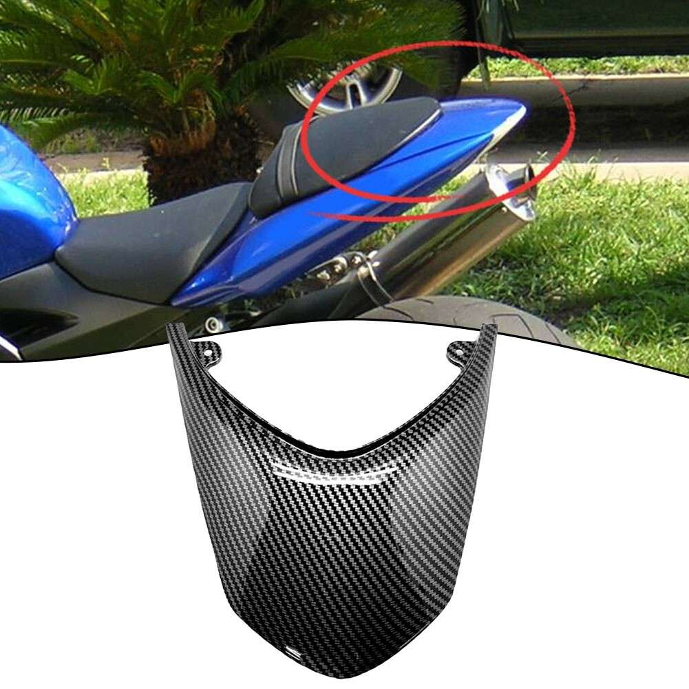 For KAWASAKI ZX10R 2004 2005 Carbon Fiber Black Upper Tail-Light Cover Fairing