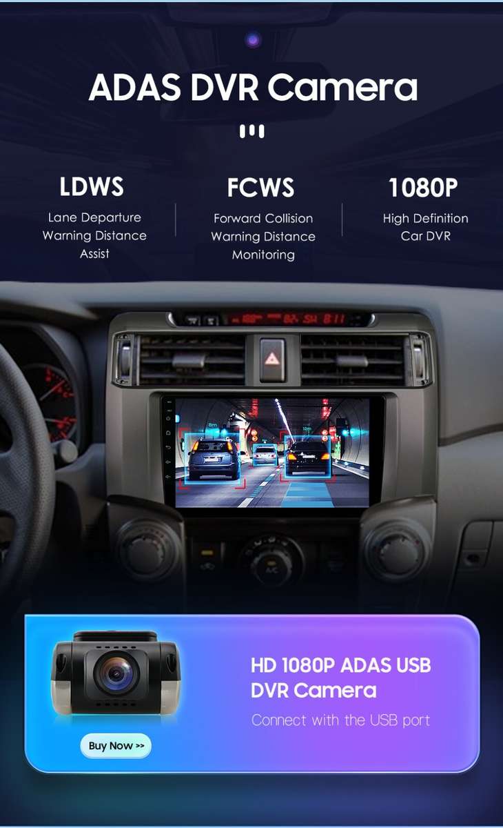 8Core Android 13 CarPlay Car Radio DSP GPS Navi 32G For Toyota 4Runner 2009-2019