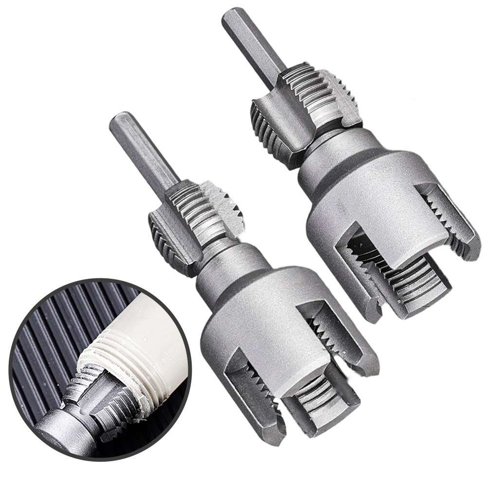 Compact Alloy Steel PVC Pipe Threading Tool With 1/2 And 3/4 Inch Sizes