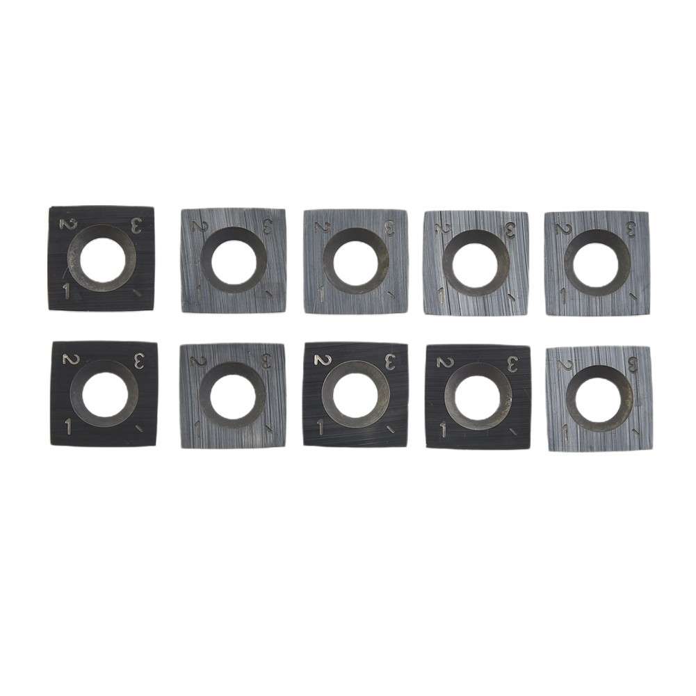 10 Pcs/box 15x15x2.5mm-R150-4R0.5 Square Carbide Cutter Inserts Replacement