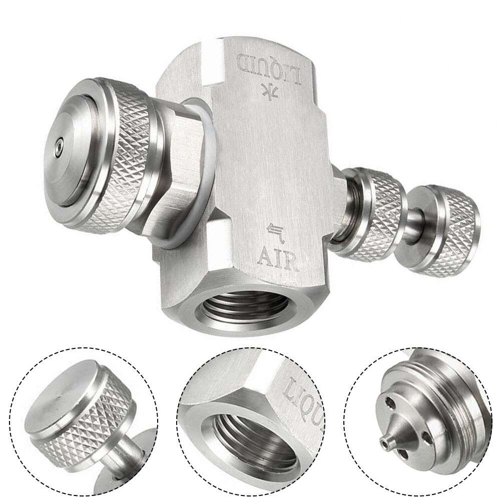 Air Atomizing Nozzle 1/4BSPT Misting Low Pressure Solid Cone Spray Tip Nozzles